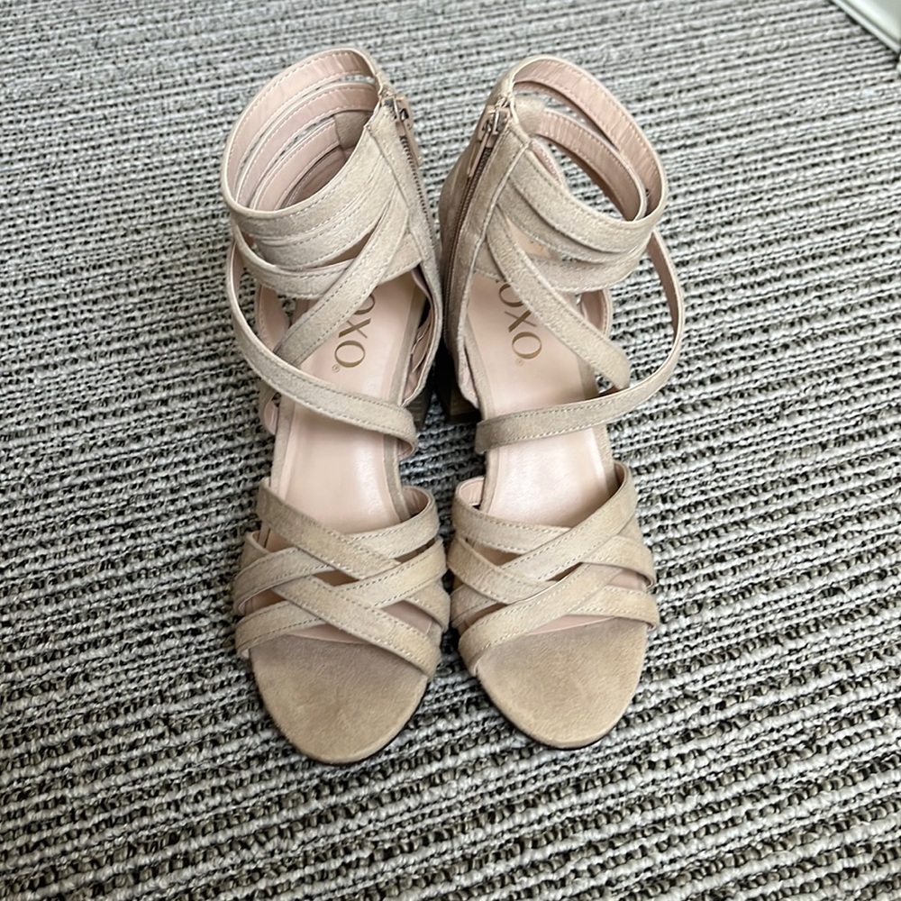 Strappy Nude Heels